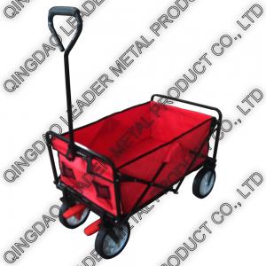 China Folding Utility Wagon with Red 600D Polyester single-layer bag & brake - TC1011 S on sale
