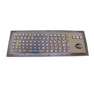 Best IP67 Industrial Metal Keyboard Long Stroke Backlit USB 800DPI wholesale