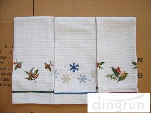 China Lightweight Kitchen Tea Towels Good Water Absorbent Machine Washable on sale