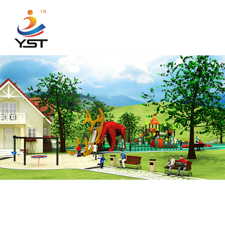 Best Naughty Castle Custom Playground Slides , Anti UV Big Playground Slide wholesale