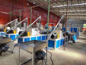 China Integral Type Extruder PVC Cable Duct Machine for Exhaust and Automatic Assembly Structure on sale
