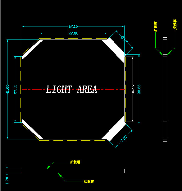 7 Segment LCD Display Instrumentation LCD Module FSTN LCD Display