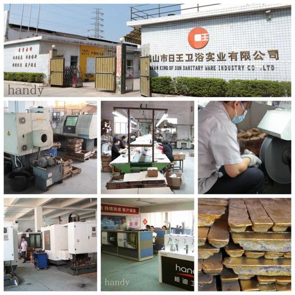 Brass 0.05 - 0.9MPA Toilet Flush Valves / Single Hole Self-closing Urinal Flush Valve