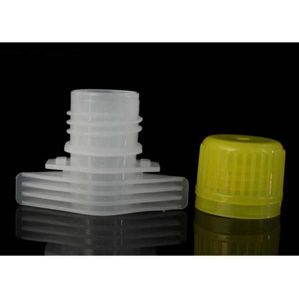 Tamper - Proof Plastic Bottle Caps For Spout Flexible Packaging Personalized