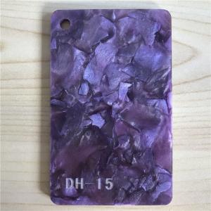 Purple Pearl Acrylic Sheets 1040x620mm Cutting Acrylic Glass For Picture Frames
