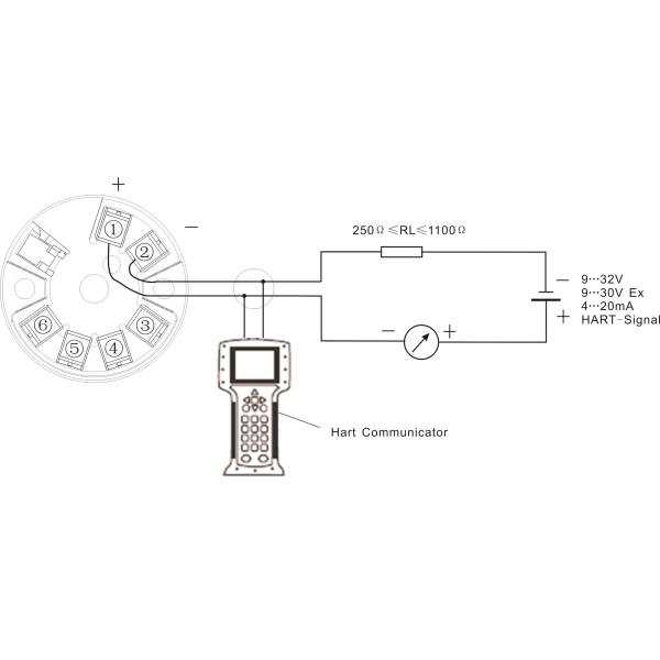 Thermocouple 60HZ 33mm PT100 Temperature Transmitter