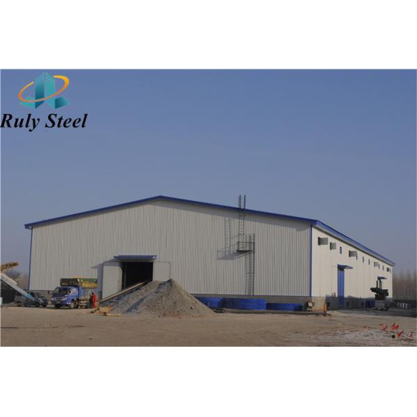 Prefab Steel Structure Metal Warehouse Workshop Factory Buildings For Large Quantities