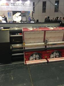 China Dual CMYK Continous Ink Supply Dye Sublimation Printing Machine For Textile Flags on sale