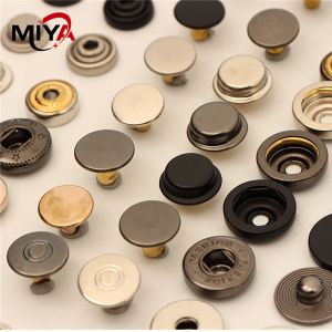 Best Round 15mm Bag Eyelet Zinc Alloy Metal Snap Buttons wholesale