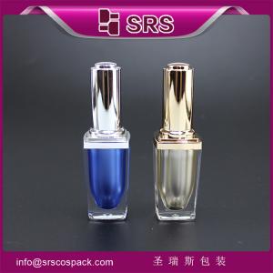 Best Shengruisi packaging NP-004 empty acrylic nail polish bottle with brush lid wholesale