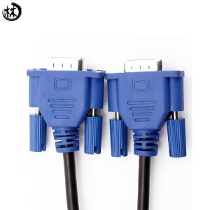 China 3+6 Male To Male VGA Monitor Cable Ferrite Cores Gold Plated Connectors on sale