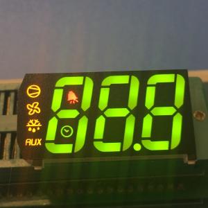 Custom design Multicolour Triple digit 7 segment led display for refrigerator control