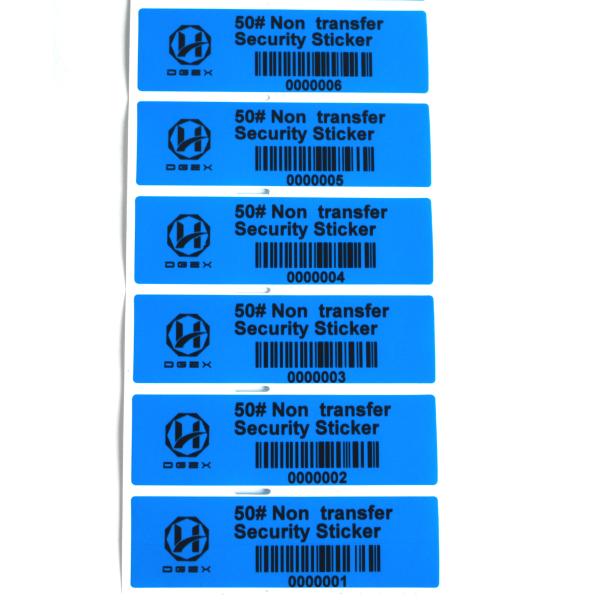 Void Open Security Waterproof Label Sticker Tamper Evident Void Label