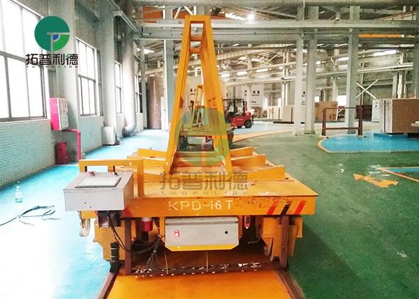 Cheap 16 Ton Heavy Duty Material Handling Electric Transport Cart For Marble Slab for sale