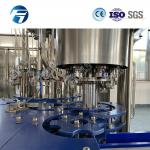 Auto Rotary Glass Bottle Capping Machine Wine / Carbonated Drink Filling Line