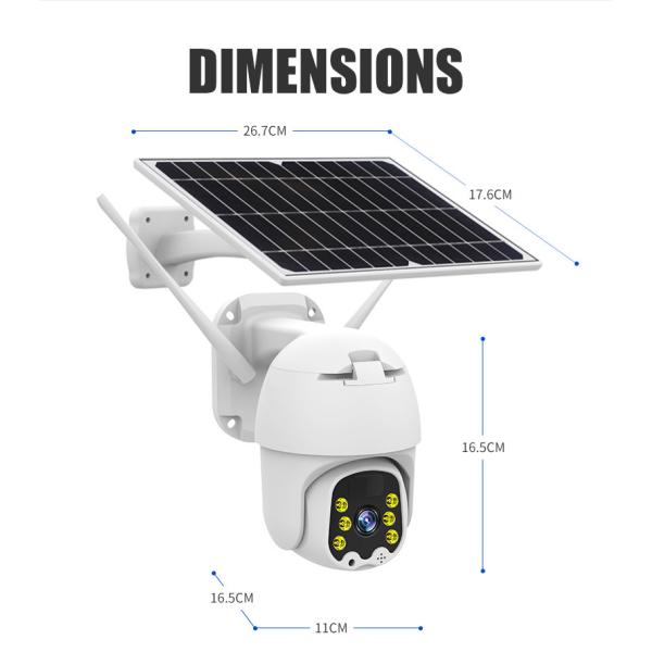 Glomarket Tuya 4G US/AU Smart Camera Two Ways Voice Intercom For Outdoor Ip Cctv Wireless Smart Security Camera System
