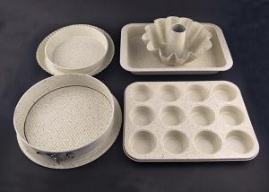 New develop Carbon Steel Marble nonstick Coating Cake Pan Set marble coating