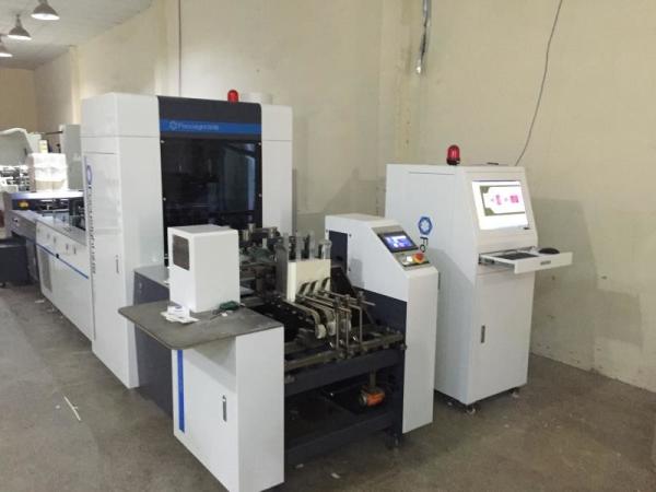 Printed Boxes / Folding Cartons Quality Control Machine With Automatic Stacking