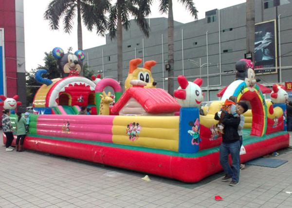Cheap Children Topic Commercial Inflatable Amusement Park With PVC Tarpaulin for sale