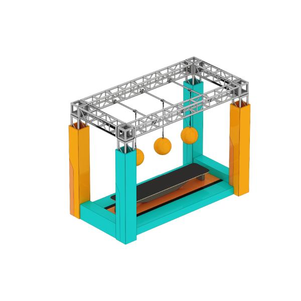 Custom Ninja Course Obstacle Equipment for Indoor Playgrounds