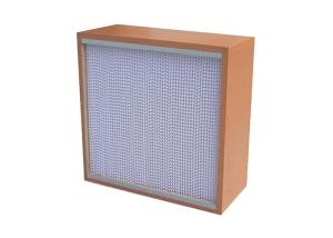 China Wooden Frame Fiberglass Air Conditioner Filters 250m3/H Airflow on sale