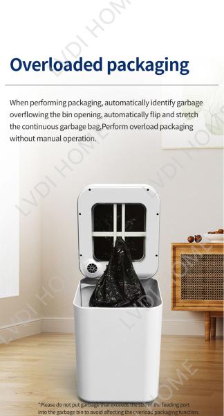 Cheap 20l Smart Motion Sensor Automatic Lid Trash Can Smart Waste Bin Motion Sense Activated Trash Cans for sale
