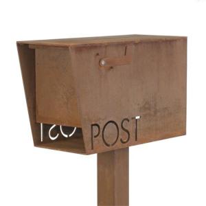 Best Modern Residential Curbside Corten Steel Letter Box Freestanding wholesale