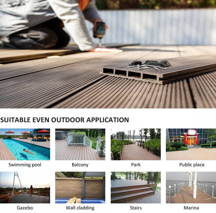 Moisture Shield Decking Sheet On Envision WPC Decking WPC Decking Board