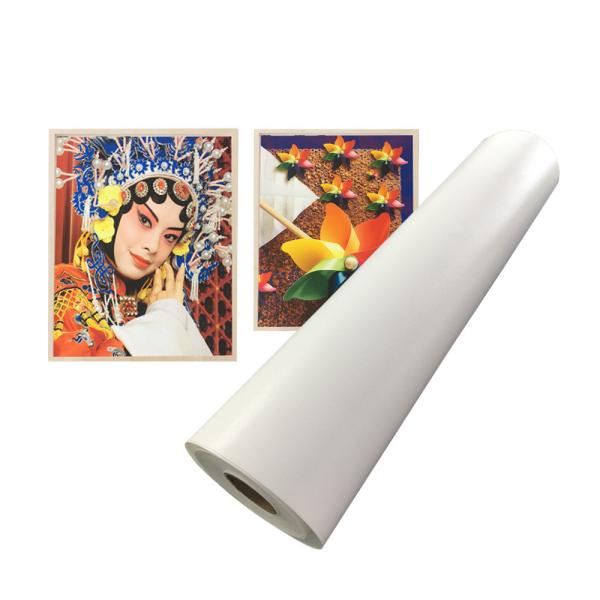 Cheap Glossy Polyester Canvas Roll For Large Format Inkjet Printing for sale