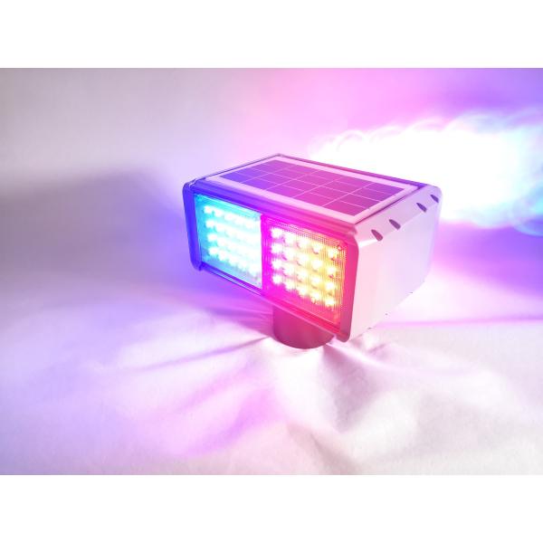 LED Solar Barricade Warning Light For Road Construction
