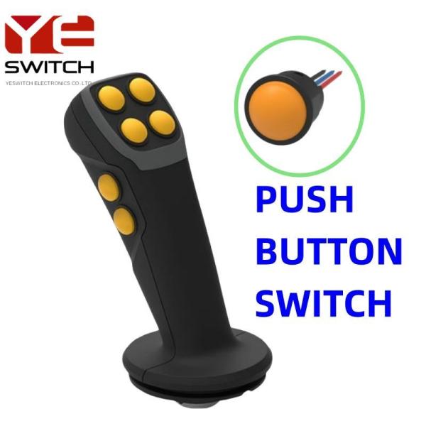 Normal Open Push Button Switch Single Pole Mini Push Button Switch 24VDC
