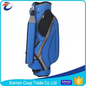 Best Softback Type Nylon Sports Bag Blue Golf Shoulder Strap Parts Hood Bags wholesale