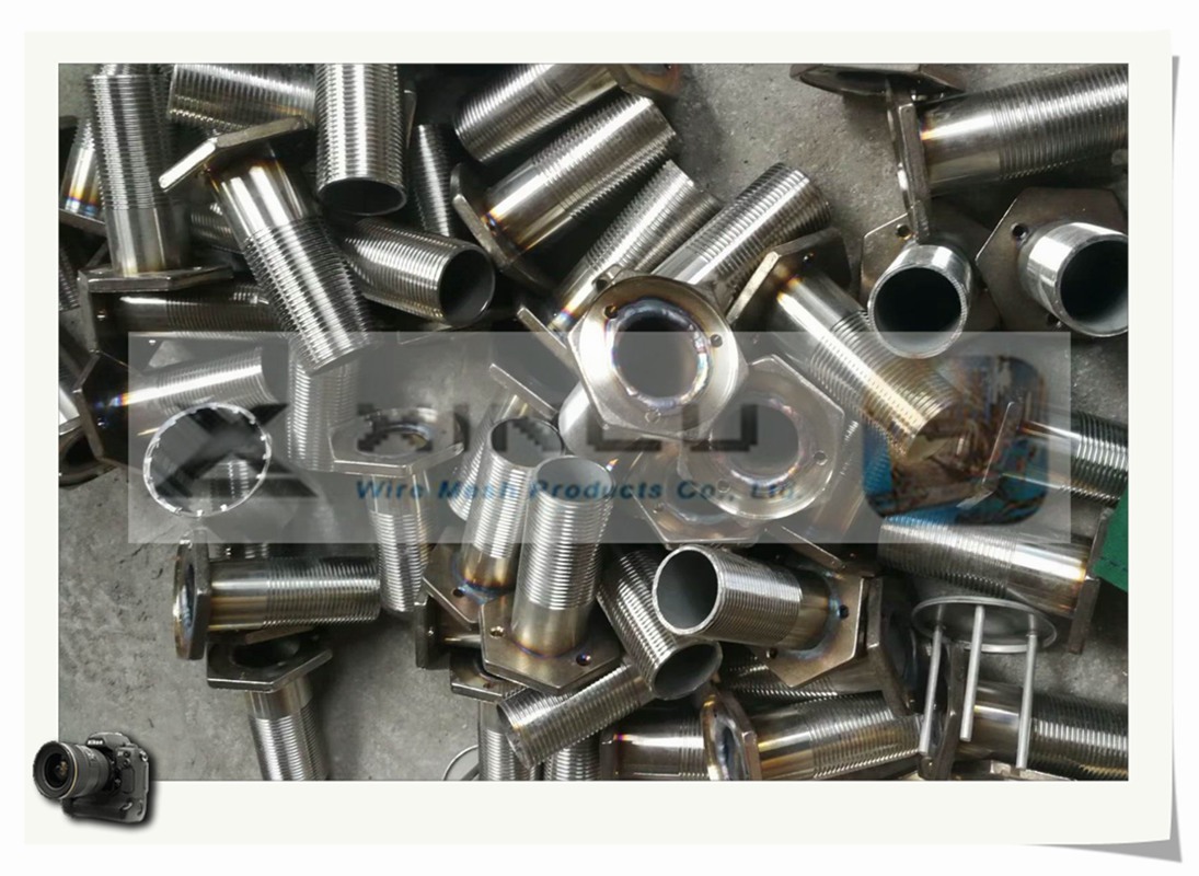 Quick Connect Filter Wedge Wire Screen Nozzle 45mm 53mm Diameter For Absorption