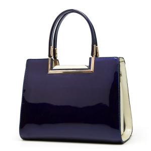 Best 0.7kg Blue Coat Paint Retro PU Leather Handbags wholesale