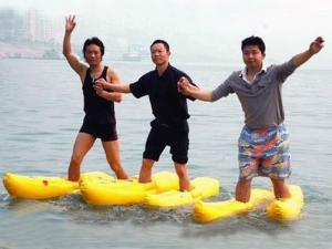 China Walking On The Water, Inflatable Water Shoe For Water Amusement on sale