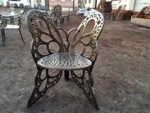 Classical European Cast Iron Table And Chairs Aluminum Patio Furniture