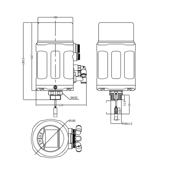 Explosion Proof Control Valve Positioner