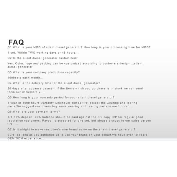 Open Silent Air Cooled Diesel Generator Single Phase 7500w