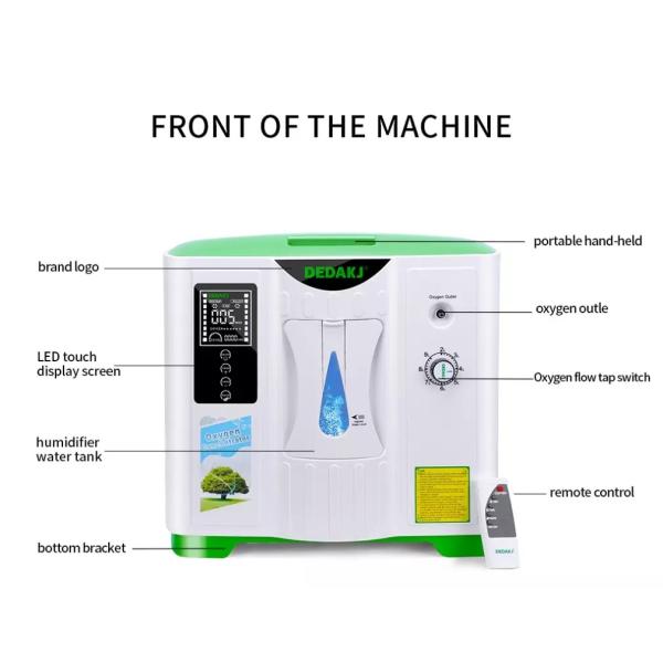 Medical Portable Home Use & Medical Remote Control 2- 9L PSA 200W Portable Oxygen Concentrator