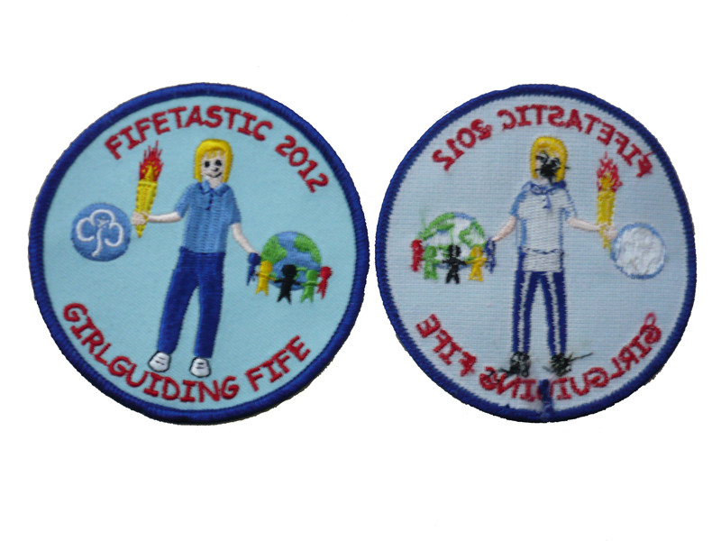 Embroidered Custom Patches / Badges With Personalized Pattern For Clothing /