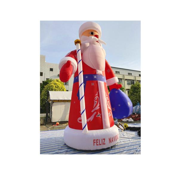 Holiday Oxford cloth christmas inflatable gift bag Santa Claus for advertising