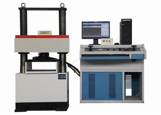 Microcomputer Controlled Concrete Compression Testing Machine