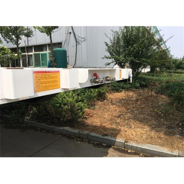 Diesel Flat Bed 3 Axle 40 Ft Shipping Container Trailer
