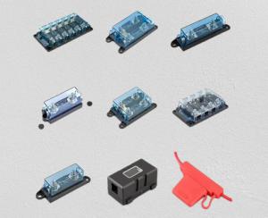 China Waterproof Inline Dc Fuse Holder , DFN Automotive Fuse Panel Box on sale