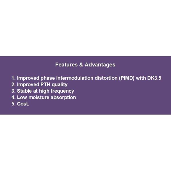TLF-35 400x500mm Multilayer Taconic PCB Board Bare Copper Surface Finish