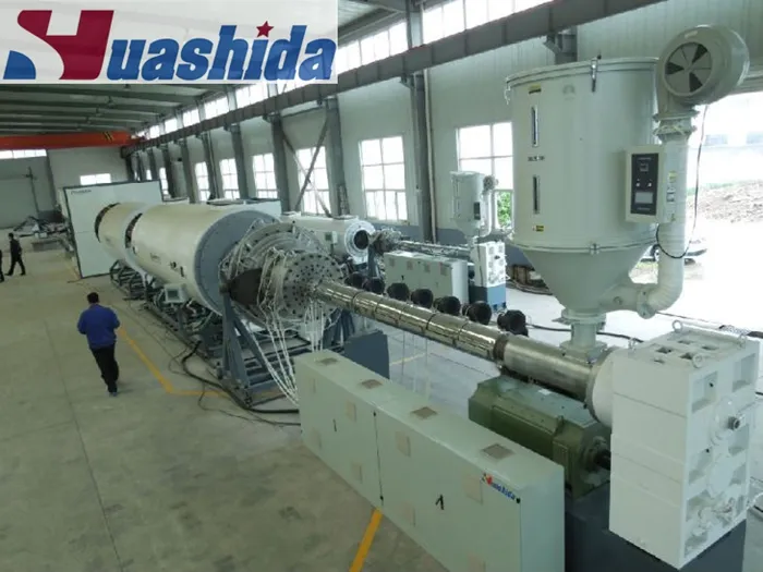 Polyurethane Foam Preinsulated Pipe HDPE Pipe Extrusion Machine