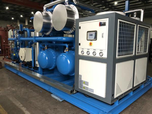 Cheap Skid Mounted Hydrocarbon Recovery Unit , Refrigerant Recovery Machine Simple Installation for sale
