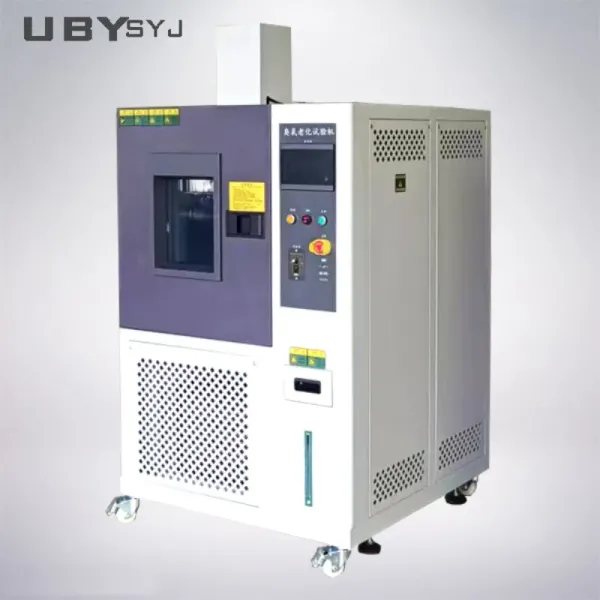 ASTM D1171 Ozone Aging Test Chamber with 0℃~+80℃ Temperature Range and 10 ~ 1000pphm Ozone Concentration for Static Stretching Cable Aging