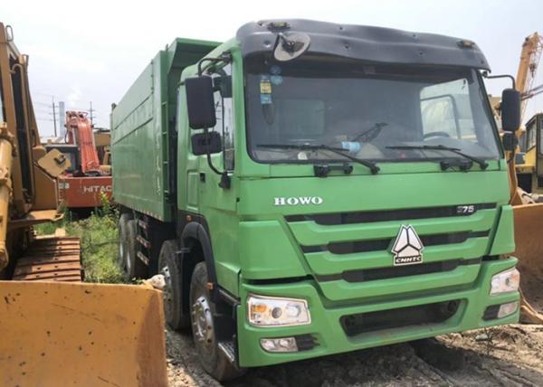 Cheap Used Dump Truck 375 HOWO 8X4 tipper china brand good quality Africa hot sale for sale
