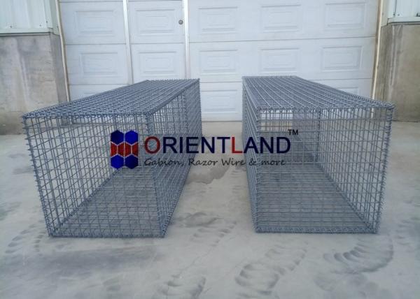 Cheap Rock Wall Welded Mesh Gabions , Wire Steel Mesh Wire Baskets Retaining Wall for sale